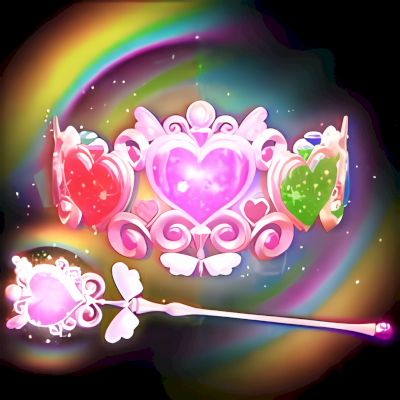 Harmonic Hearts Everfriend Halo & Wand 2025 — ROYALE HIGH (roblox)