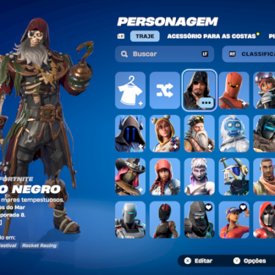 conta old fortnite com todos os passes da primeira temporada do jogo
