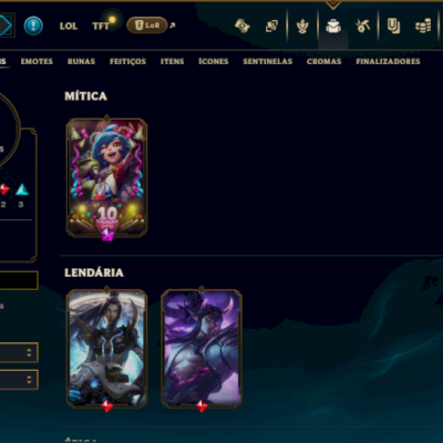 Mestre com 65 Champs e 18 Skins ( 138 PDL )