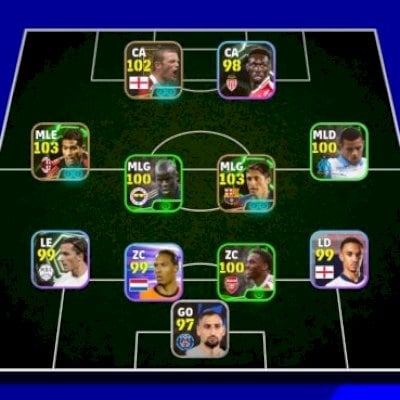 Efootball mobile contas