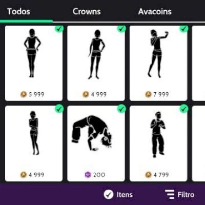 Conta avakin Feminina LEVEL 50 (6-ANOS)