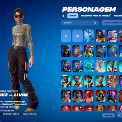 Conta de Fortnite +200 skins