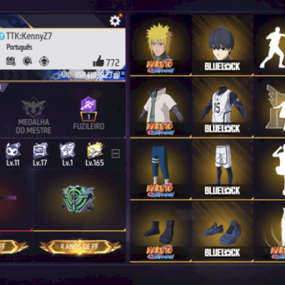 vendendo conta com sombra roca e groza evo