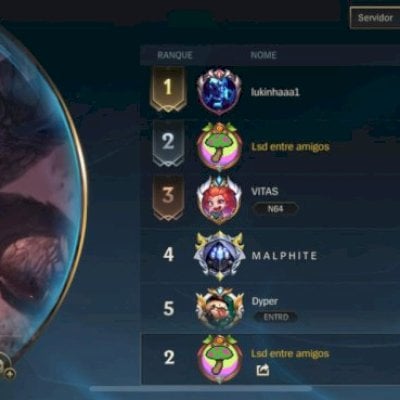 WILD RIFIT - Conta criada no lançamento / Ex top 2 Malphite