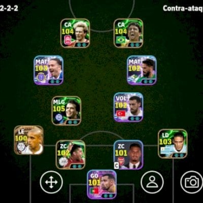 Efootball mobile contas