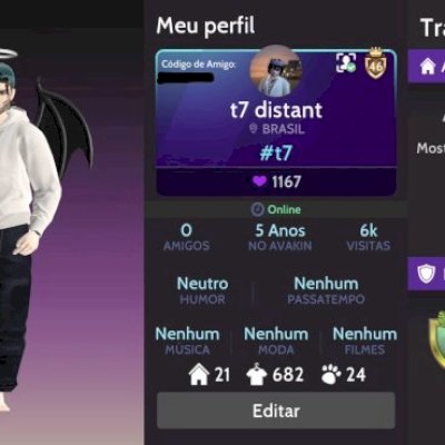 Conta Avakin boa masculina