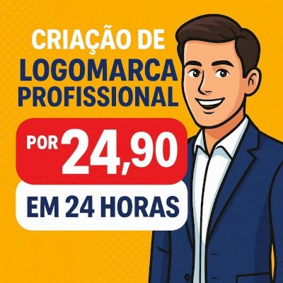 Logomarca Profissional Em 24H | Entrega Rápida 🔥 Arte Única