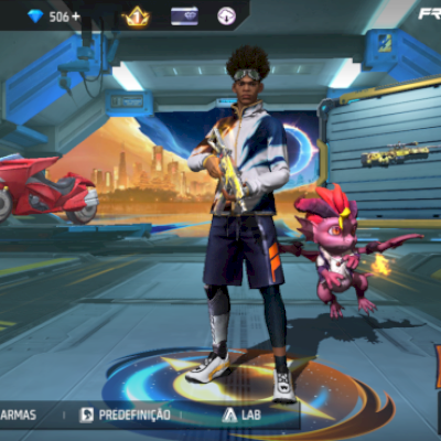 🔥 CONTA FREE FIRE LVL 10 + 500 DIMAS + TROCA DE NICK E PERSONAGENS 🔥