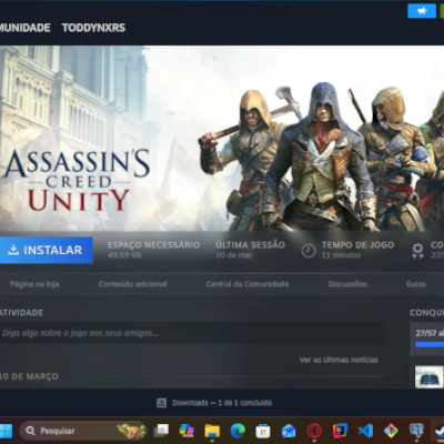 Minha conta Steam