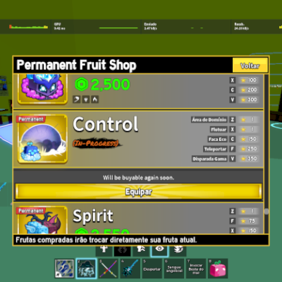 Conta de Blox fruits