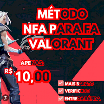 Método Transformar Contas Nfa P/ Fa Valorant [Mais Vendido]