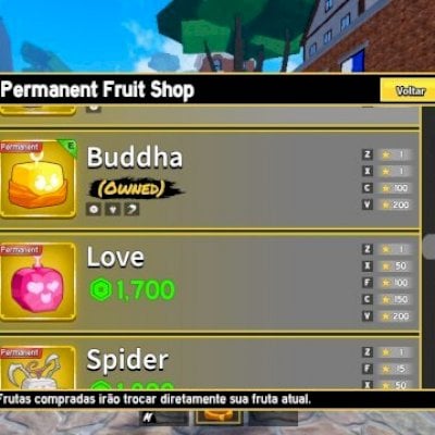 Conta de Bloxfruit com budha permanente