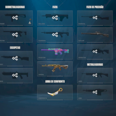 Conta Valorant nivel 247 com 8 skins, ascendente 2 peak imortal