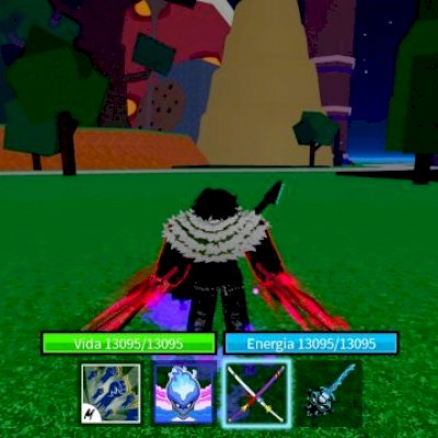 Conta de blox fruits lvl max com gás equipada.