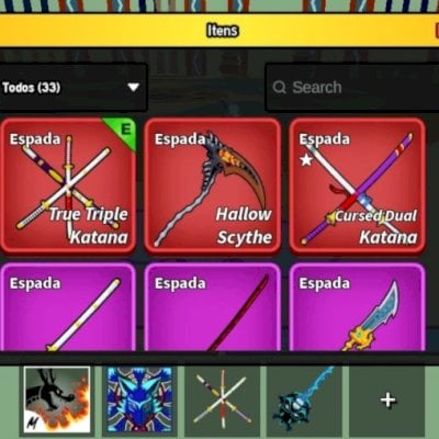 Conta de blox fruits