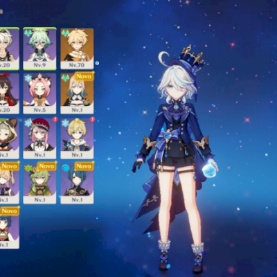 Conta Furina c2+Assinatura da Furina+arlecchino+armas t5 AR 51