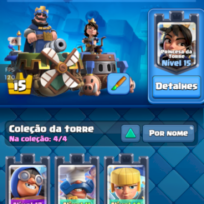 CONTA CLASH ROYALE PRA SAIR LOGO
