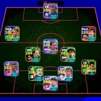 Conta de efootbal 2027 mobile jogadores 100+ overall