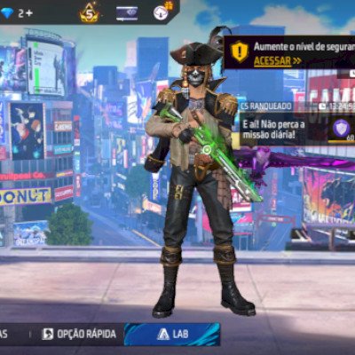 Vendo minha conta do FF parei de jogar