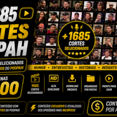 1.685 Cortes Podpah | Entrevistas, Resenhas e Conteúdo Viral-ENTREGA AUTOMÁTICA