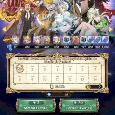 🔥 7DS GRAND CROSS - 1.6M+ CC BOX (INICIANTE COM FESTIVAIS E COLABS) 🔥