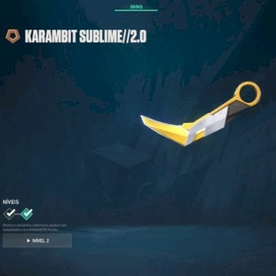 CONTA VALORANT VALOR DESAPEGO FACA SUBLIME