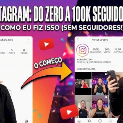 Conta Instagram com 0 seguidores