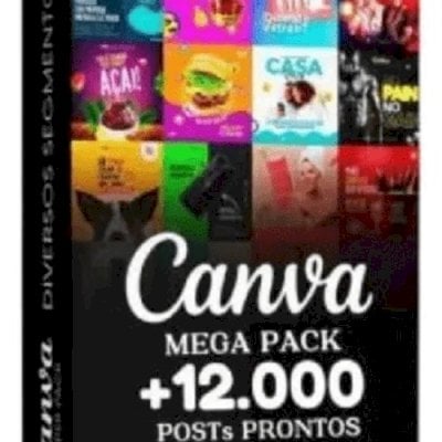 12.000 Posts Canva Editáveis: Alcance o Sucesso nas Redes Sociais! ENVIO AUTO