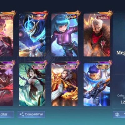 conta de 2017 nvl 100 532skins com muitas skins dos meus mains, emblema full