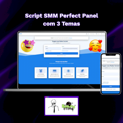 ⭐ Script Painel SMM Perfect Panel 3 Temas ⭐