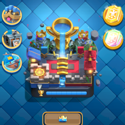 Obra Clash Royale 7 anos arena lendaria