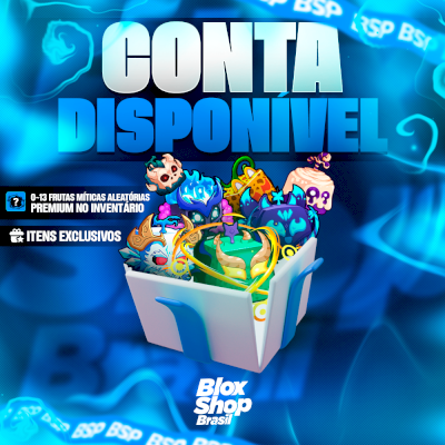 CONTA BLOX FRUITS > 🍍0~13 MÍTICAS ALEATÓRIAS NO INVENTÁRIO