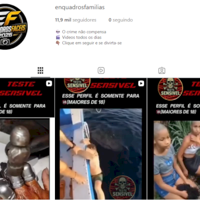 Conta Instagram 11,9 mil seguidores