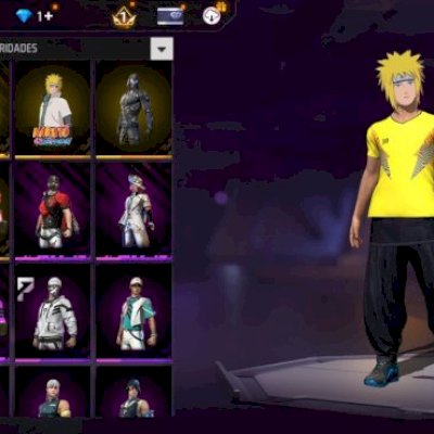 Conta básica com minato e 2 troca nicks +60 peitorais