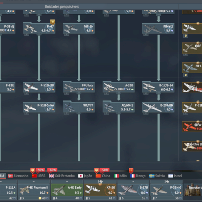 Conta Top Tier USS / RUSS Aviões