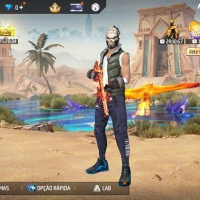 CONTA DE FREE FIRE LVL 56