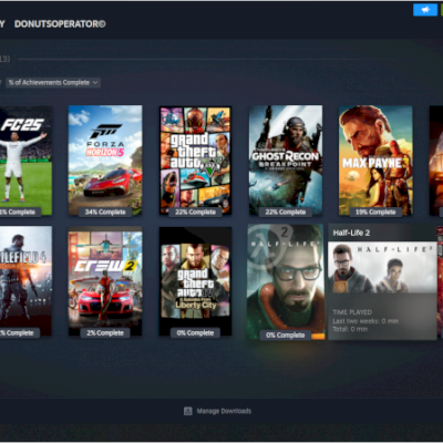 Conta Steam com RDR2, FC25, FH5