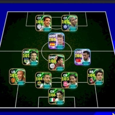 Efootball mobile contas