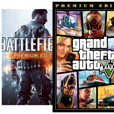 GTA 5 + BATTLEFIELD 4 / AMBOS PREMIUM EDITION