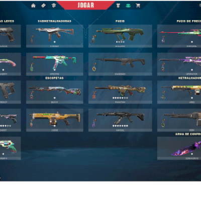 Conta Valorant com skins