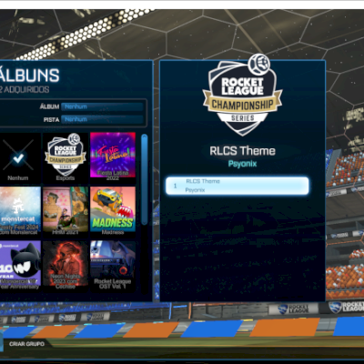 conta rocket league com album 10 anos mostercat  e frosty fest