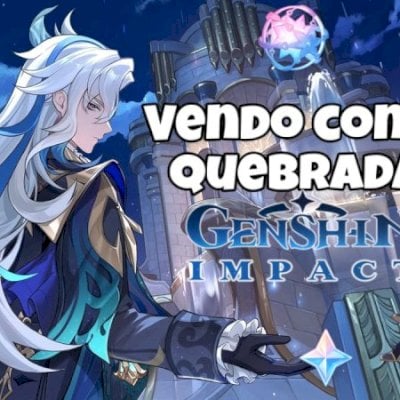 Conta Genshin Impact ar 58 com 22 personagem 5 estrelas