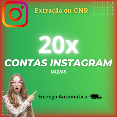 💚20x CONTAS INSTAGRAM PARA EXTRAÇÃO OU GNR💚