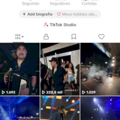 Vendo conta viralizada do tik Tok com 1140 seguidores
