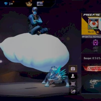 CONTA DE FREE FIRE MUITO BRABA!!!🔥🔥🔥