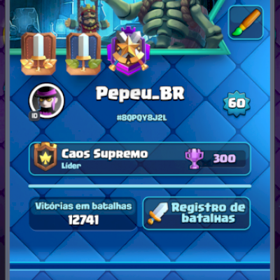 VENDO CONTA COM 13 EVOLUÇÕES / ROTA DAS LENDAS 2073 / 9k TROFÉUS