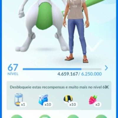 Conta Pokemon Go com Mewtwo Shundo