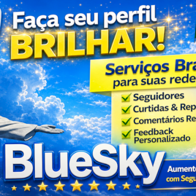 🚀 Serviços para Bluesky | Seguidores, Curtidas, Retweets e Comentários