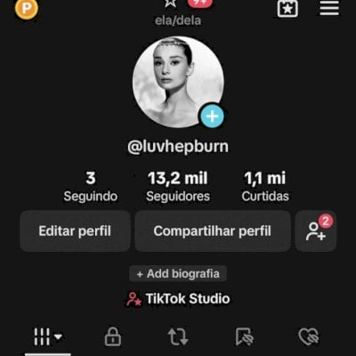conta no tiktok 13k - monetizada