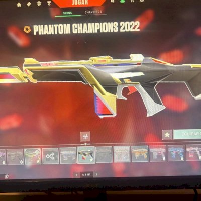 Conta já ascendente 2, gasto + de 2.2k, skins de vandal,facas,phantom e +